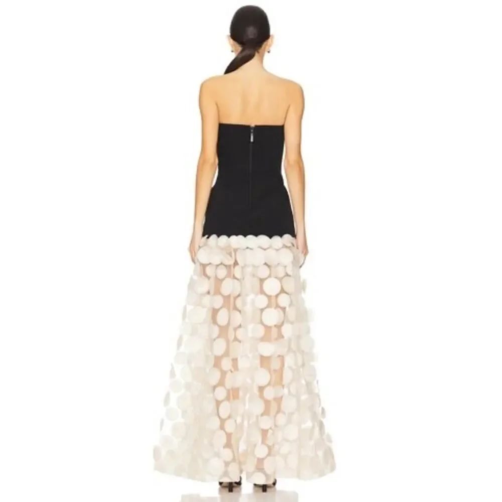 Bronx and Banco Harper Two-Tone Strapless Gown US4 - Picture 5 of 13